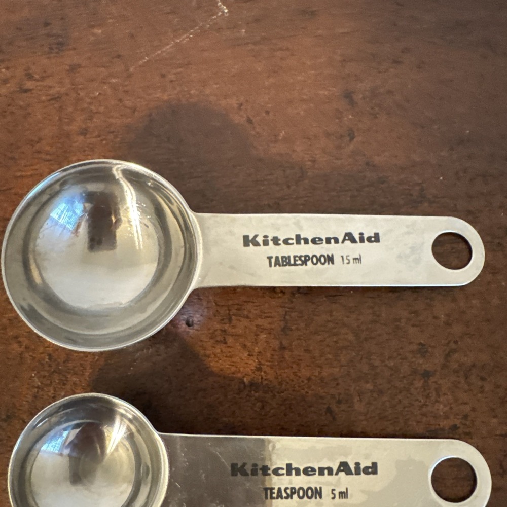 KitchenAid Stainless 4-piece Measuring Spoon Set - NO RING - Picture 5 of 7
